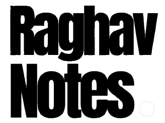 Raghav Notes